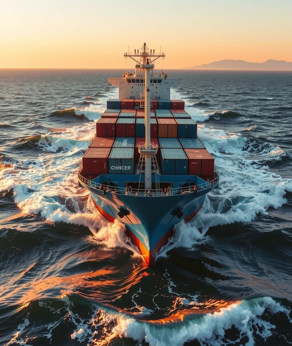 Global shipping analytics vessel